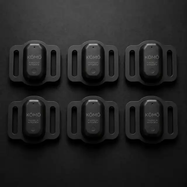 Six KŌMØ sensors powered by Myodev